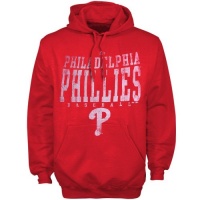 MLB Majestic Philadelphia Phillies Double Play Hoodie - Red MLB Majestic Philadelphia Phillies Double Play Hoodie - Red