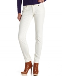 Add a touch of texture to your skinny pants collection with these soft, finely ribbed corduroys from MICHAEL Michael Kors. Add a touch of texture to your skinny pants collection with these soft, finely ribbed corduroys from MICHAEL Michael Kors.