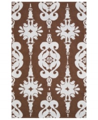 When designers daydream! Go whimsical at home with Momeni's irresistible Lil Mo Classic rugs. Woodland creatures like birds, rabbits and squirrels form a delightful pattern in baby blue against the chocolate brown colorway. Hand-hooked of pure cotton, Lil Mo Classics feature a cut-loop construction that gives the printed motifs a raised effect and tons of texture. When designers daydream! Go whimsical at home with Momeni's irresistible Lil Mo Classic rugs. Woodland creatures like birds, rabbits and squirrels form a delightful pattern in baby blue against the chocolate brown colorway. Hand-hooked of pure cotton, Lil Mo Classics feature a cut-loop construction that gives the printed motifs a raised effect and tons of texture.