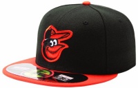 MLB Baltimore Orioles Authentic On Field Black/Orange Cap MLB Baltimore Orioles Authentic On Field Black/Orange Cap