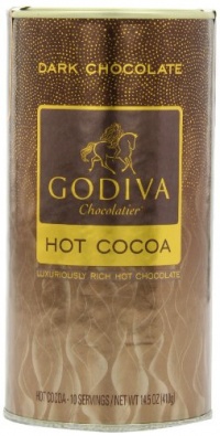 Godiva Dark Chocolate Hot Cocoa Can, 14.5-Ounces (Pack of 2) Godiva Dark Chocolate Hot Cocoa Can, 14.5-Ounces (Pack of 2)