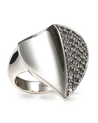 Inspired by floral thorns, this white sapphire adorned ring from Elizabeth and James is an edgy yet feminine choice. Slip it on to punctuate every look. Inspired by floral thorns, this white sapphire adorned ring from Elizabeth and James is an edgy yet feminine choice. Slip it on to punctuate every look.