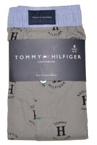 Tommy Hilfiger Men H Logo Full Cut Cotton Boxer Shorts Tommy Hilfiger Men H Logo Full Cut Cotton Boxer Shorts