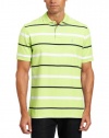 Nautica Men's Pique Striped Deck Polo