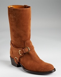 With harness detailing and a western-meets-moto look, Ralph Lauren Collection's Isaline boots are a timeless investment. With harness detailing and a western-meets-moto look, Ralph Lauren Collection's Isaline boots are a timeless investment.