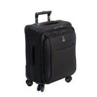 Delsey Luggage Helium X'pert Lite Personal Ultra Light 4 Wheel Spinner Tote, Black, 18 Inch Delsey Luggage Helium X'pert Lite Personal Ultra Light 4 Wheel Spinner Tote, Black, 18 Inch