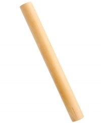 Now you're on a roll! Stock your kitchen with the classics-this basic rolling pin is artfully crafted from one piece of beautiful beechwood in a cylindrical shape that provides a lifetime of effortlessly smooth performance. Now you're on a roll! Stock your kitchen with the classics-this basic rolling pin is artfully crafted from one piece of beautiful beechwood in a cylindrical shape that provides a lifetime of effortlessly smooth performance.