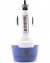 Francois et Mimi Dual USB 15.5W 3.1A (2.1A Port A + 1.0A Port B) Car Charger with Indicator Light for Smartphones and Tablet Devices (Blue)