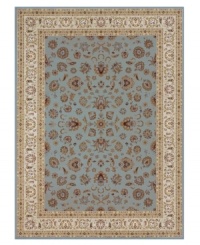 Utterly remarkable in its rich detail and beautiful, soft tones of blue and ivory, the Samira area rug from Loloi updates any space with traditional Turkish-inspired design. Crafted in Turkey of ultra-durable and easy-to-clean polypropylene. Utterly remarkable in its rich detail and beautiful, soft tones of blue and ivory, the Samira area rug from Loloi updates any space with traditional Turkish-inspired design. Crafted in Turkey of ultra-durable and easy-to-clean polypropylene.