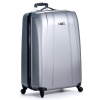 Delsey Luggage Helium Shadow Lightweight 4 Wheel Spinner, Platinum, 29 Inch