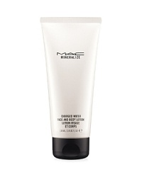 Combining ionized Super-Duo Charged Water technology and fine diamond powder, M·A·C Mineralize Charged Water Face and Body Lotion brings immediate moisture to the skin. Rich yet gentle and fragrance-free, this all-over lotion leaves skin soft and supple while increasing its overall capacity for hydration. Combining ionized Super-Duo Charged Water technology and fine diamond powder, M·A·C Mineralize Charged Water Face and Body Lotion brings immediate moisture to the skin. Rich yet gentle and fragrance-free, this all-over lotion leaves skin soft and supple while increasing its overall capacity for hydration.