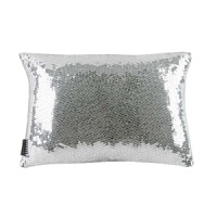 The Sasha pillow sparkles with stylish appeal. The center of attention in any room, each pillow is completely covered with shimmering sequins in an artful zigzag pattern.