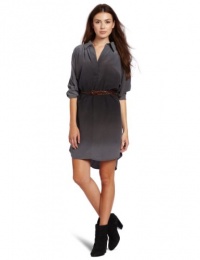 Gypsy 05 Women's Sofia Shirt Dress, Charcoal, Large Gypsy 05 Women's Sofia Shirt Dress, Charcoal, Large