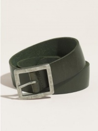 GUESS Basic Leather Silver-Tone Harness Belt GUESS Basic Leather Silver-Tone Harness Belt