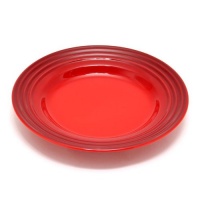 Le Creuset Stoneware 10-Inch Salad Plate, Cherry Le Creuset Stoneware 10-Inch Salad Plate, Cherry