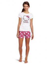 Hello Kitty Juniors Dot Print Short Set Hello Kitty Juniors Dot Print Short Set