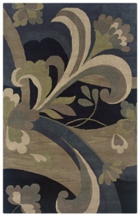 Rizzy Home PR0826 Pandora 8-Feet by 8-Feet Round Area Rug, Black Rizzy Home PR0826 Pandora 8-Feet by 8-Feet Round Area Rug, Black