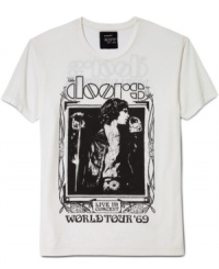 This graphic t-shirt from RIFF opens the door to cool rock n' roll style. This graphic t-shirt from RIFF opens the door to cool rock n' roll style.