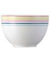 Solid stripes. The Sunny Day Stripes cereal bowl shines with bright accent colors on a body of durable, double-fired porcelain. Mix with solid Sunny Day dinnerware, also from THOMAS by Rosenthal.