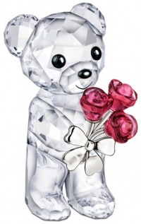 Swarovski Kris Bears Figurine - Red Roses For You Swarovski Kris Bears Figurine - Red Roses For You