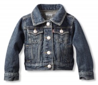 Levi's Baby-girls Infant 1705 Denim Jacket, Premium Dark, 12 Months Levi's Baby-girls Infant 1705 Denim Jacket, Premium Dark, 12 Months