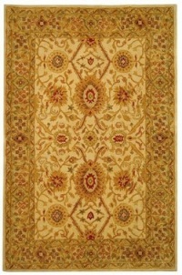 Safavieh Anatolia Collection Handmade Rug, Ivory/Sage, 4' x 6' Safavieh Anatolia Collection Handmade Rug, Ivory/Sage, 4' x 6'