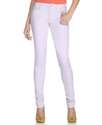 In a light purple wash, these Joe's Jeans skinny jeans are spring's must-have hue in colored denim! In a light purple wash, these Joe's Jeans skinny jeans are spring's must-have hue in colored denim!