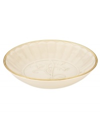 Lenox combines ivory porcelain sculpted with graceful blooms, elegant fluting and touches of gold in the classically styled Floral Melody dish. Lenox combines ivory porcelain sculpted with graceful blooms, elegant fluting and touches of gold in the classically styled Floral Melody dish.