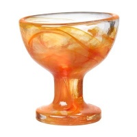 Kosta Boda Mine Coupe, Orange Kosta Boda Mine Coupe, Orange
