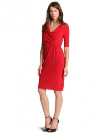 Jones New York Women's Mj Cowl Draped Dress Jones New York Women's Mj Cowl Draped Dress