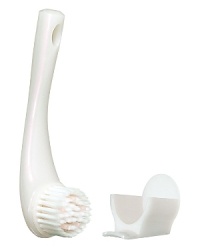Shiseido Cleansing Massage Brush. A cleansing brush that heightens the benefits of foaming cleansers while providing gentle facial massage for increased well being and more thorough cleansing. Designed with silky-soft, finely tapered bristles and silicone cushions to gently massage the skin. This improves cleansing power. The unique cap protects bristles. Works best with a foaming cleanser. Shiseido Cleansing Massage Brush. A cleansing brush that heightens the benefits of foaming cleansers while providing gentle facial massage for increased well being and more thorough cleansing. Designed with silky-soft, finely tapered bristles and silicone cushions to gently massage the skin. This improves cleansing power. The unique cap protects bristles. Works best with a foaming cleanser.