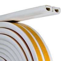 Frost King V25W Extreme Rubber Weather-Strip Tape 5/16 Inch-by1/4-Inch by 17-Feet, White