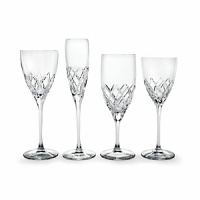 Kate Spade and Lenox join together to bring ease, elegance and understated wit to the table. Downing Cuts features traditional diamond shaped cuts on long elegant stems and coordinates beautifully with any of the kate spade fine china patterns. Shown from left to right: goblet, flute, iced beverage, wine glass. Kate Spade and Lenox join together to bring ease, elegance and understated wit to the table. Downing Cuts features traditional diamond shaped cuts on long elegant stems and coordinates beautifully with any of the kate spade fine china patterns. Shown from left to right: goblet, flute, iced beverage, wine glass.