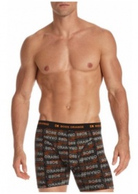 HUGO BOSS Men's Cyclist Boxer, Grey, Small