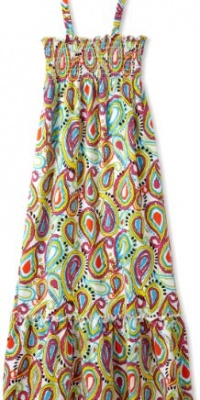 KC Parker Girls 7-16 Printed Maxi Dress, White/Multi, 8 KC Parker Girls 7-16 Printed Maxi Dress, White/Multi, 8
