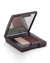 The Eye Color Duet immediately releases intense luminous color with superior blending in two complementary shades. The creamy powder texture provides distinctive full color and unique blendability. To create a classic Laura Mercier eye, use a lighter tone on the lid and under the brow bone. Add depth by accentuating the crease with a dark or medium shade and then smudge deepest color at the lash line for added definition. The Eye Color Duet immediately releases intense luminous color with superior blending in two complementary shades. The creamy powder texture provides distinctive full color and unique blendability. To create a classic Laura Mercier eye, use a lighter tone on the lid and under the brow bone. Add depth by accentuating the crease with a dark or medium shade and then smudge deepest color at the lash line for added definition.