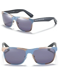 Take the stripe trend to your sunglasses in these ultra cool wayfarers from MARC BY MARC JACOBS. Take the stripe trend to your sunglasses in these ultra cool wayfarers from MARC BY MARC JACOBS.