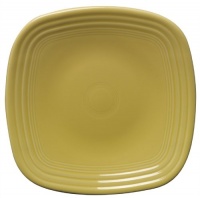 Fiesta 9-1/8-Inch Square Luncheon Plate, Sunflower Fiesta 9-1/8-Inch Square Luncheon Plate, Sunflower