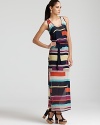 GUESS Dress - Alex Color Block Maxi Dess