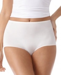 Designed to feel like next to nothing, this brief by Jockey smoothly drapes across your curves and never irritates your skin with a covered waistband. Comes in a pack of three. Style #4075 Designed to feel like next to nothing, this brief by Jockey smoothly drapes across your curves and never irritates your skin with a covered waistband. Comes in a pack of three. Style #4075