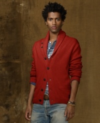 Your vintage-inspired wardrobe demands cozy, durable sweaters that only get better with age, like this soft ringspun cotton shawl cardigan as an essential layering piece. Your vintage-inspired wardrobe demands cozy, durable sweaters that only get better with age, like this soft ringspun cotton shawl cardigan as an essential layering piece.