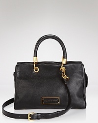 Give your daytime portfolio a chromatic kick with this satchel from MARC BY MARC JACOBS. Marrying a simple shape and a vivid tint, it adds a poised punch to a pared down palette. Give your daytime portfolio a chromatic kick with this satchel from MARC BY MARC JACOBS. Marrying a simple shape and a vivid tint, it adds a poised punch to a pared down palette.