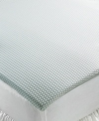 Sleep better in cool comfort with this Gel mattress topper from SensorGel, featuring a special design to better reduce pressure points in the body and ventilated memory foam for a greater airflow that will keep you cooler throughout the night. Also features a honeycomb design to make for a more flexible and protective cover that is cooling, beautiful and durable. Sleep better in cool comfort with this Gel mattress topper from SensorGel, featuring a special design to better reduce pressure points in the body and ventilated memory foam for a greater airflow that will keep you cooler throughout the night. Also features a honeycomb design to make for a more flexible and protective cover that is cooling, beautiful and durable.