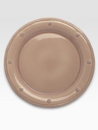 A beautiful stoneware dinner plate is crafted in Portugal with elegant curves to bring irresistibly romantic European charm to a dinner or party. From the Berry & Thread CollectionCeramic stoneware11 diam.Dishwasher- & microwave-safeImported A beautiful stoneware dinner plate is crafted in Portugal with elegant curves to bring irresistibly romantic European charm to a dinner or party. From the Berry & Thread CollectionCeramic stoneware11 diam.Dishwasher- & microwave-safeImported