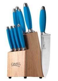 Ginsu Sofuto Series Japanese 420J2 Stainless Steel 10-Piece Lotus Style Cutlery Set 5823 Ginsu Sofuto Series Japanese 420J2 Stainless Steel 10-Piece Lotus Style Cutlery Set 5823