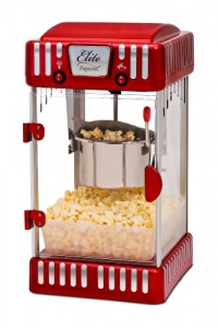 Maxi-Matic EPM-250 Elite Tabletop Retro-Style 2-1/2-Ounce Kettle Popcorn Popper Machine