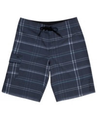 Prep for some sun in the fun with these plaid board shorts from O'Neill. Prep for some sun in the fun with these plaid board shorts from O'Neill.
