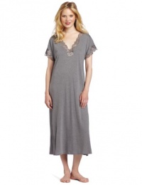Natori Women's Zen Floral Covered Gown Natori Women's Zen Floral Covered Gown