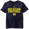 NCAA Michigan Wolverines 8-20 Boys Short Sleeve Practice Tee (Blue, Medium)