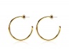 Juicy Couture Elegant Essentials Simple Large Hoop Earrings, Gold